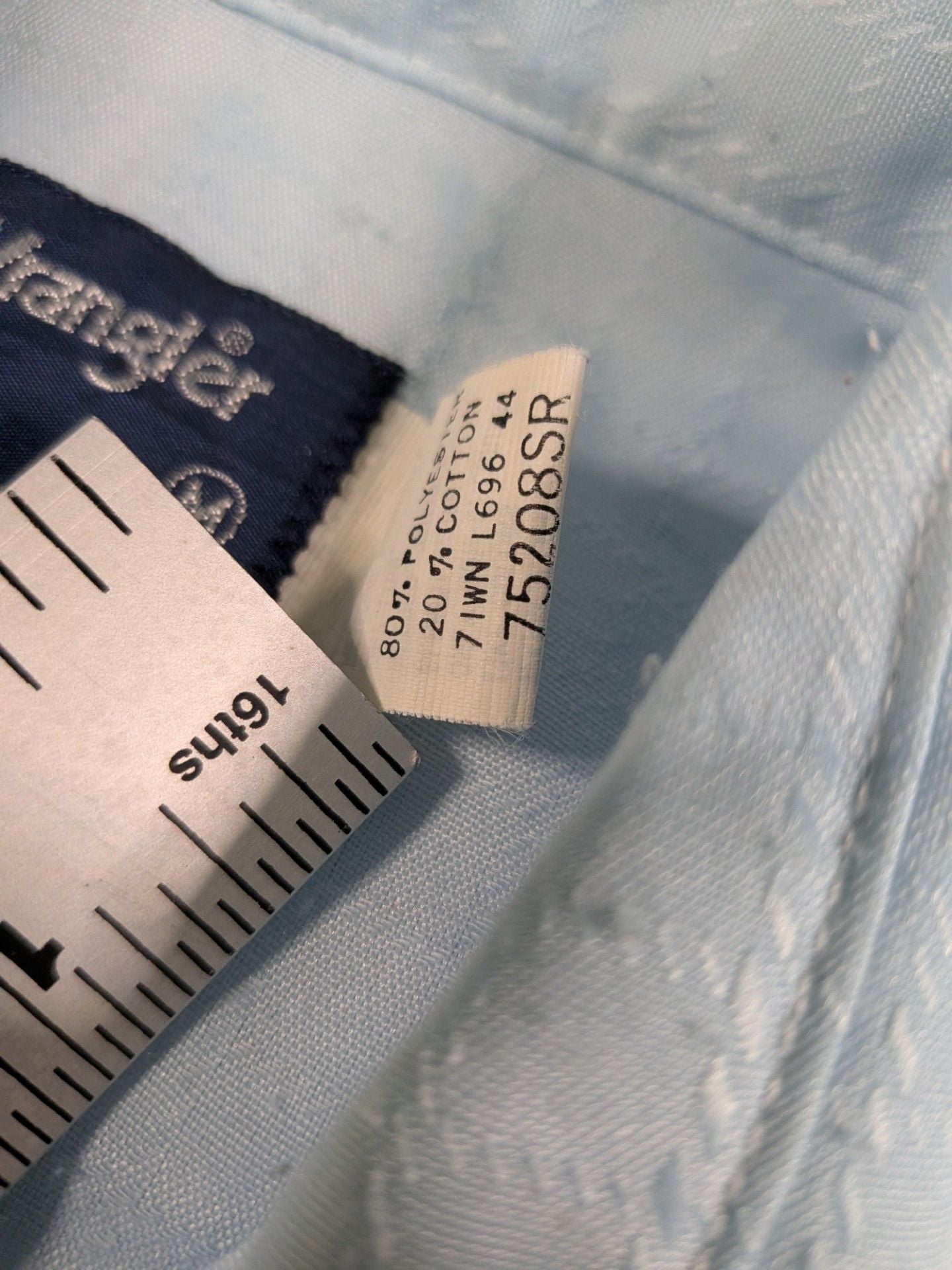 Vintage Wrangler Western Pearl Snap Shirt Light Blue Textured Size M 7