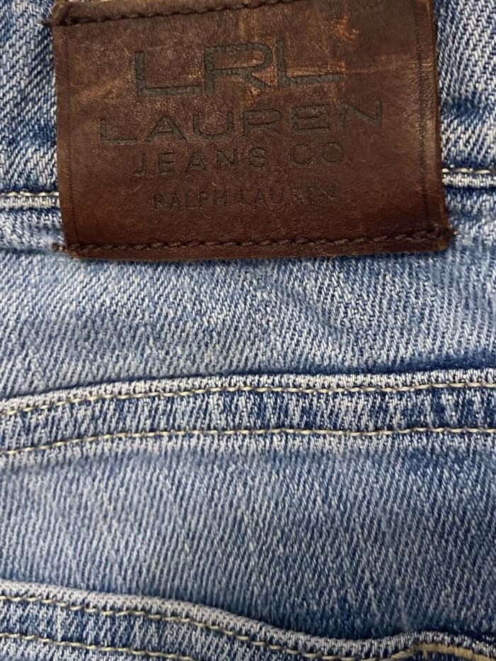 Lauren Ralph Lauren Modern Straight Leg Jeans Size 12 Blue Denim 9