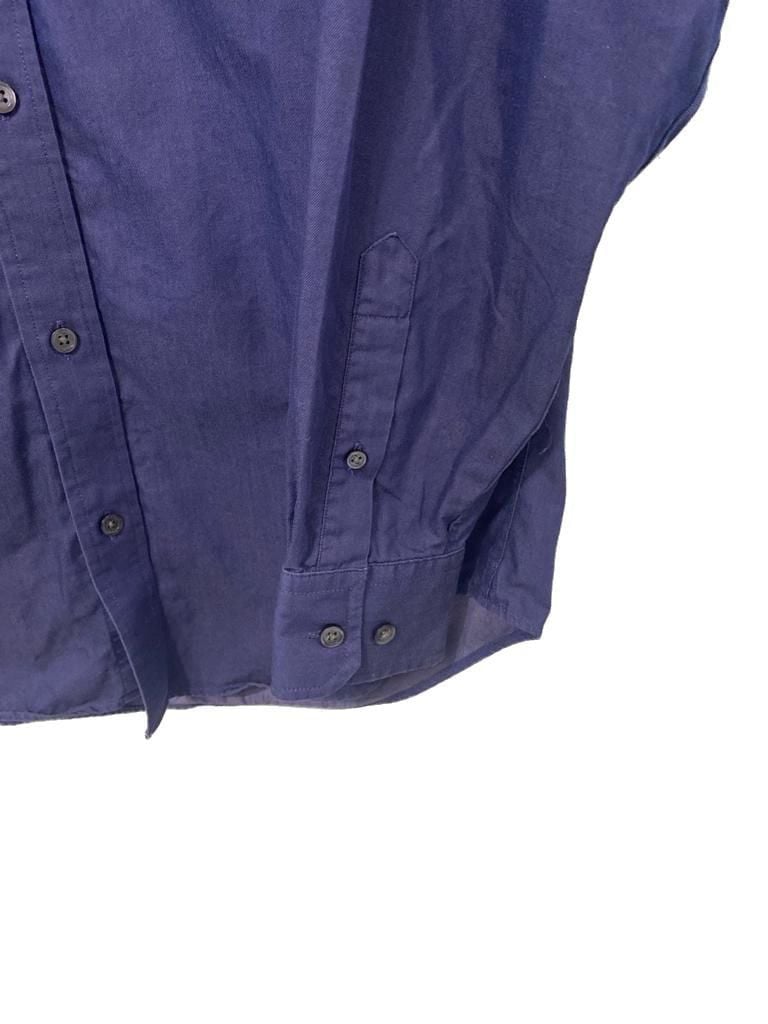 Banana Republic Men's Non-Iron Classic Fit Solid Dress Shirt Blue Size M 15-15.5 4