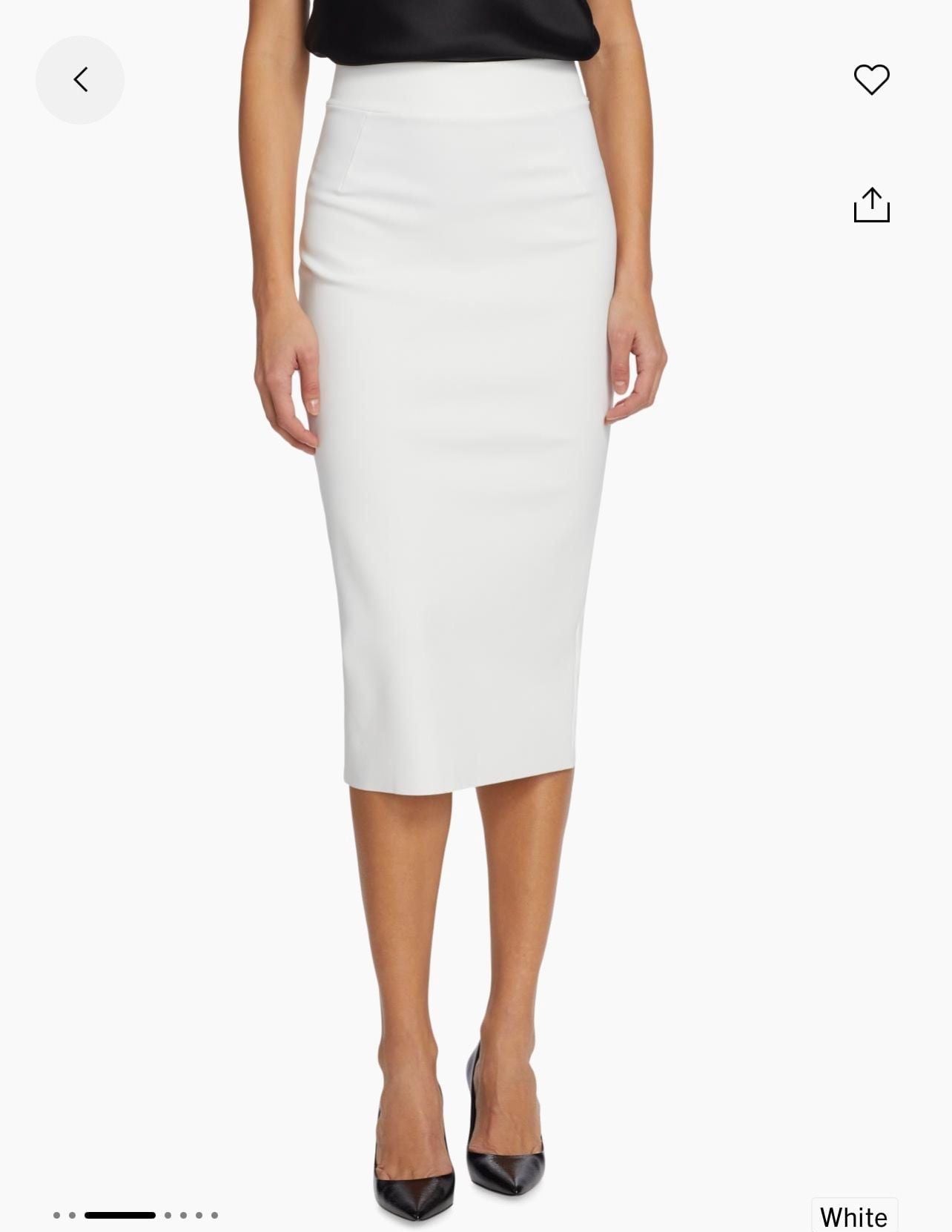 CHIARA BONI LA PETITE ROBE DELFINA PENCIL SKIRT
Size 44(8) 2