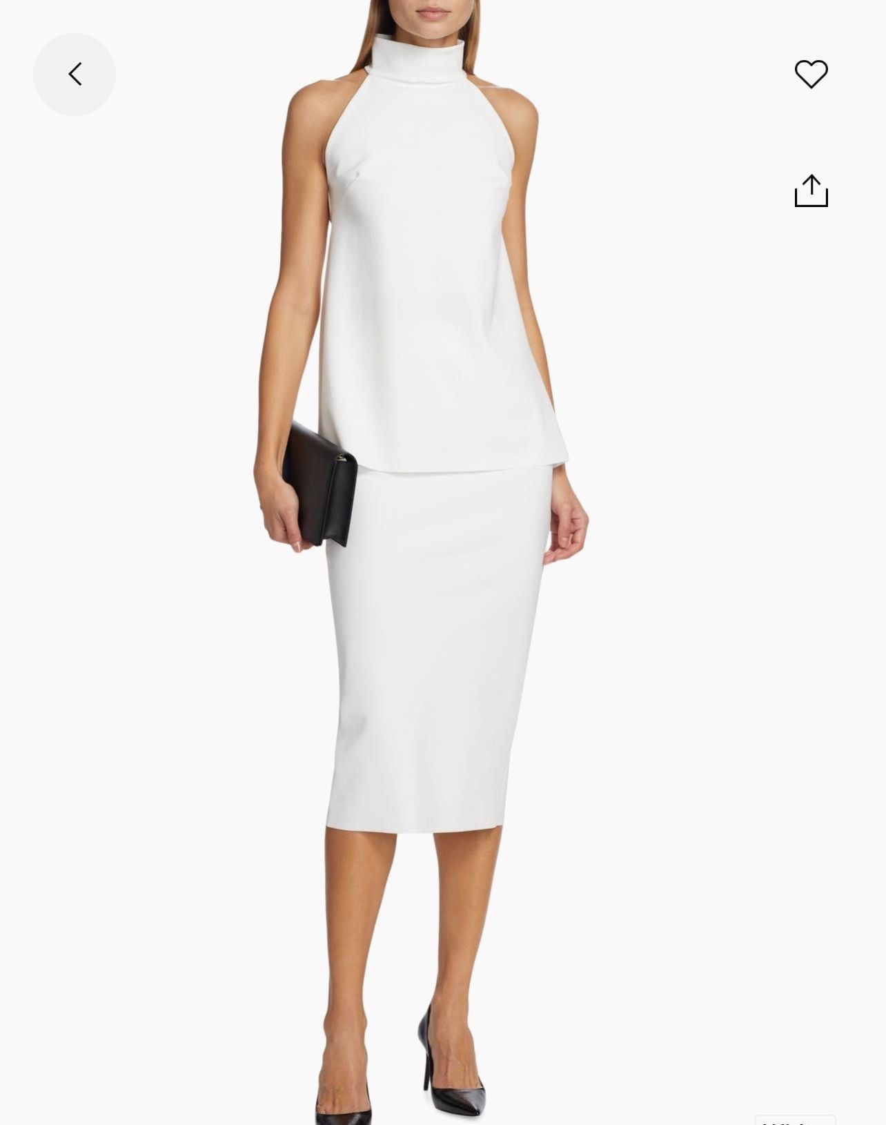 CHIARA BONI LA PETITE ROBE DELFINA PENCIL SKIRT
Size 44(8) 5