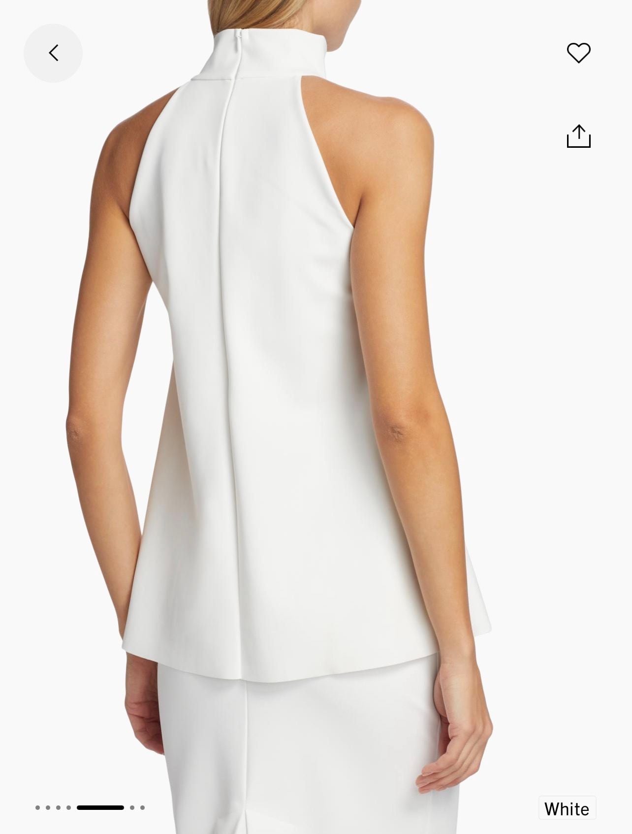 Chiara Boni La Petite Robe Tiffy Halter Blouse Size 44(8)
4