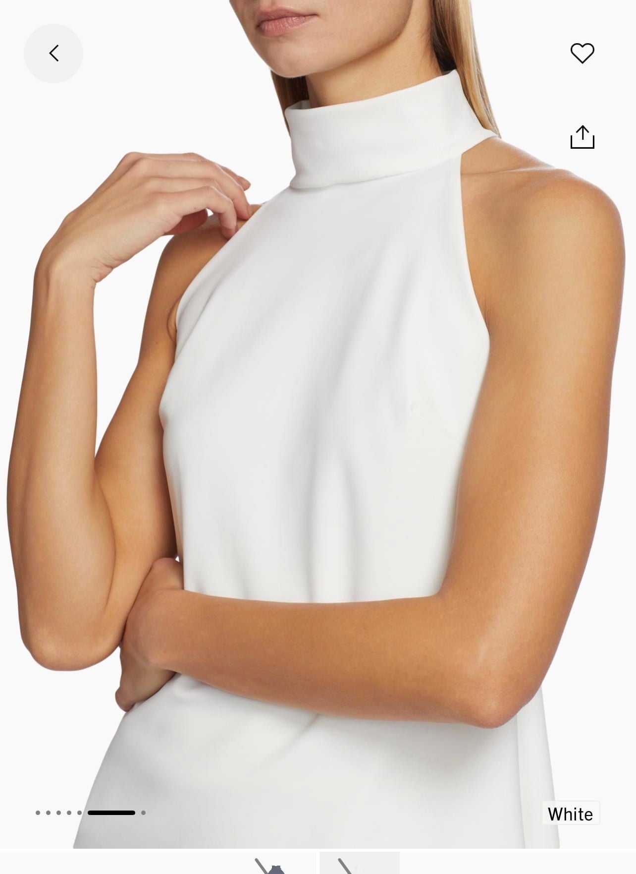 Chiara Boni La Petite Robe Tiffy Halter Blouse Size 44(8)
5