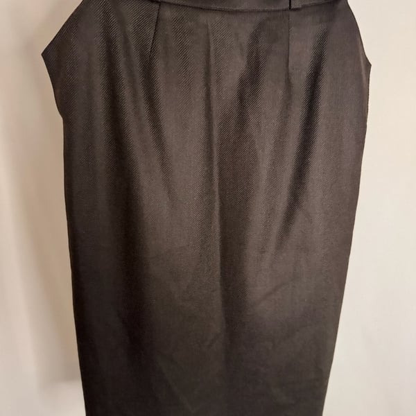 Waldman Skirt de Luxe Vintage 100% Virgin Wool Pencil Skirt Made in England