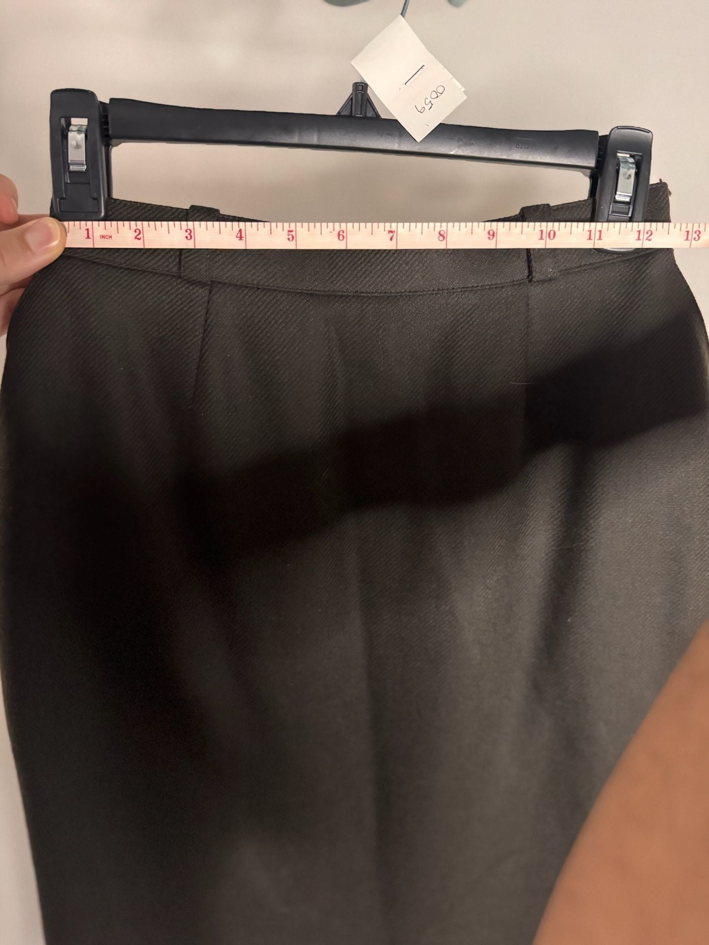 Waldman Skirt de Luxe Vintage 100% Virgin Wool Pencil Skirt Made in England 8