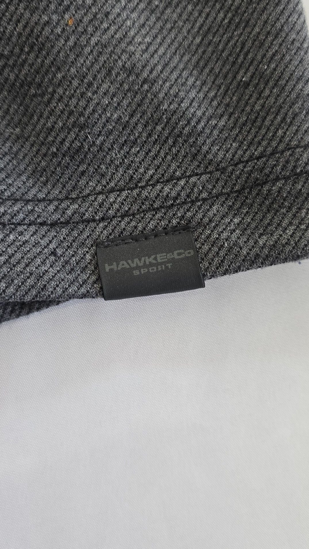 Hawke & Co Sport Pro-Flex 1/4 Zip Pullover Grey Black XXL 6