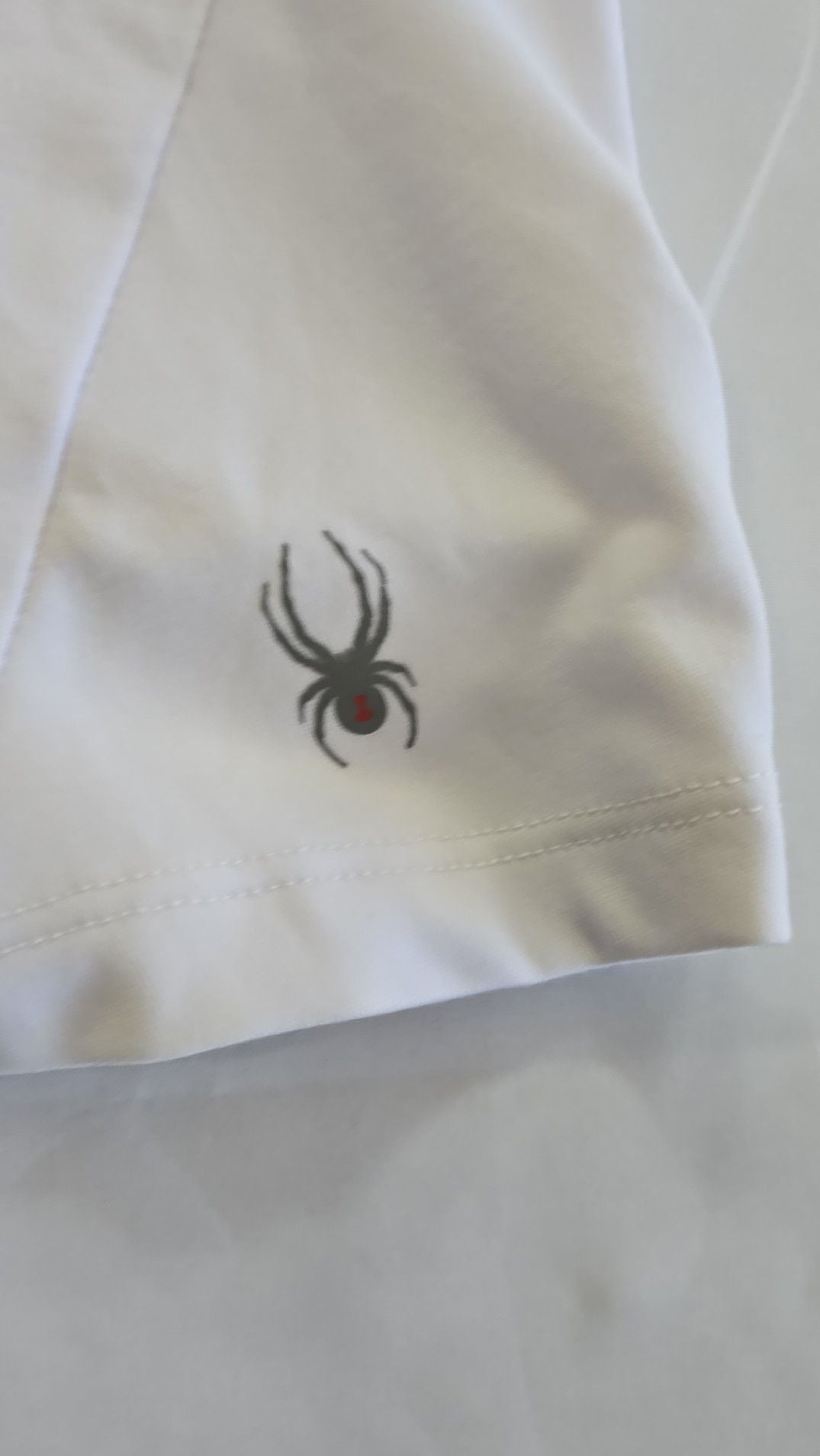 Spyder Active Women's White Quarter-Zip Long Sleeve Performance Top Size L 4