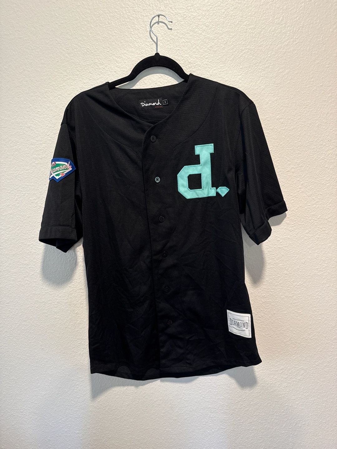 Diamond Supply Co. Fairfax Native League Baseball Jersey Size S 2