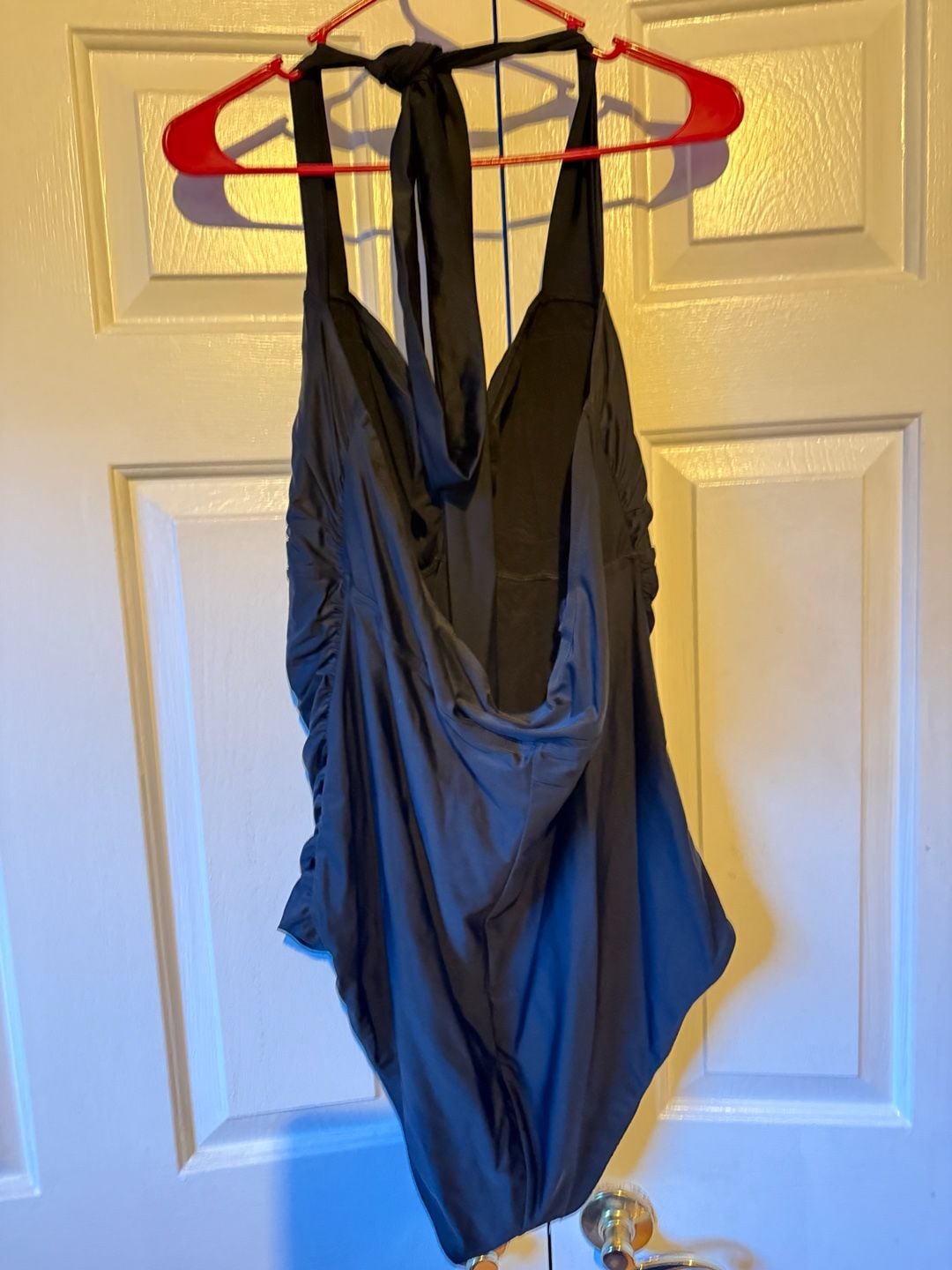 Torrid Black sexy Ruched One Piece Swimsuit Size 3 or 22 / 24 3