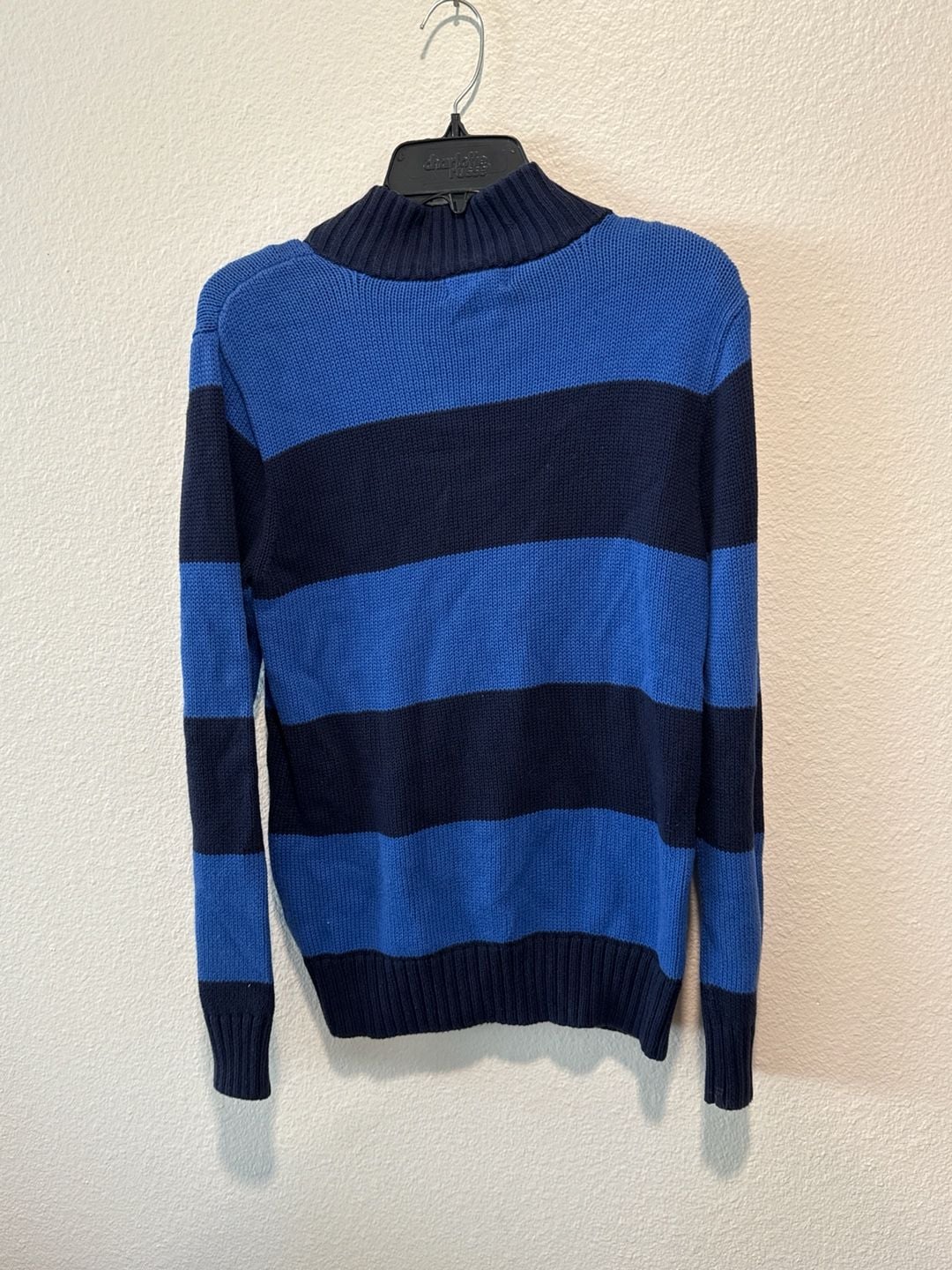 Polo Ralph Lauren Boys Large (14-16) Full-Zip Striped Cotton Knit Sweater 6