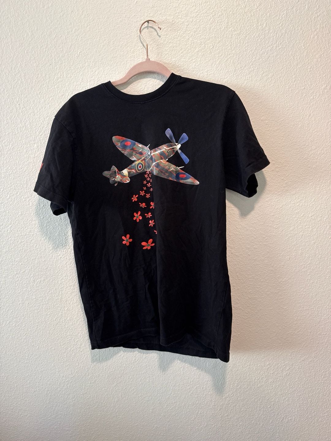 Billionaire Boys Club Camo Fighter Plane Flower Bomb Graphic T-Shirt 2