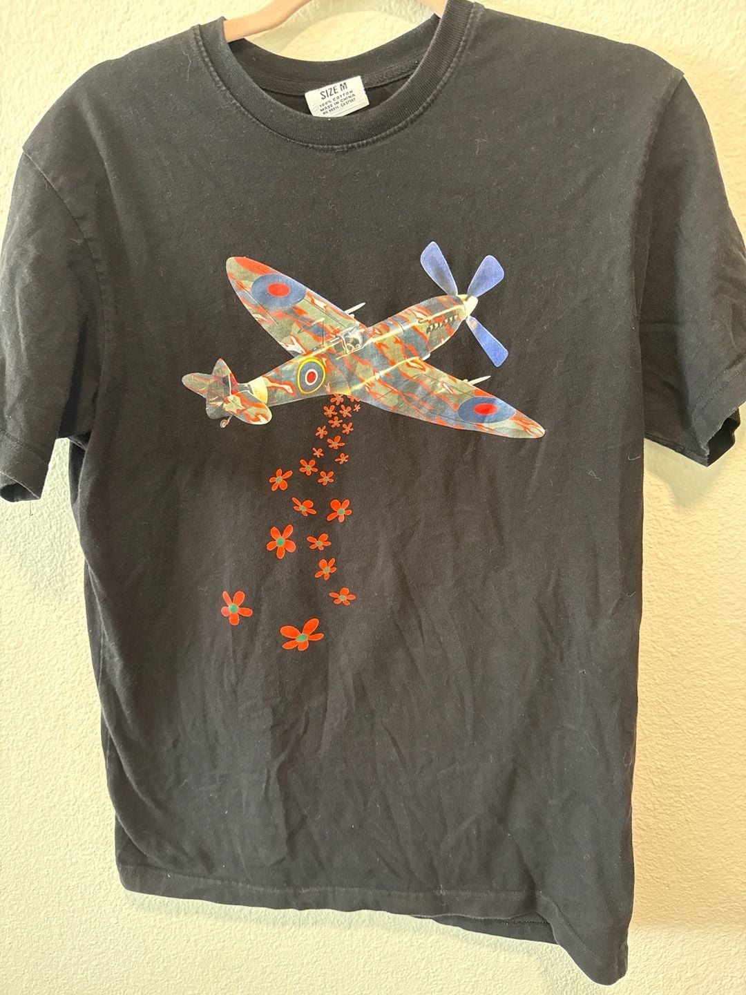 Billionaire Boys Club Camo Fighter Plane Flower Bomb Graphic T-Shirt 3