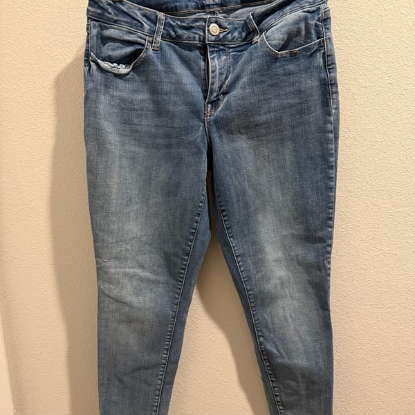 Maurices Mid-Rise Skinny Jeans Size L REG