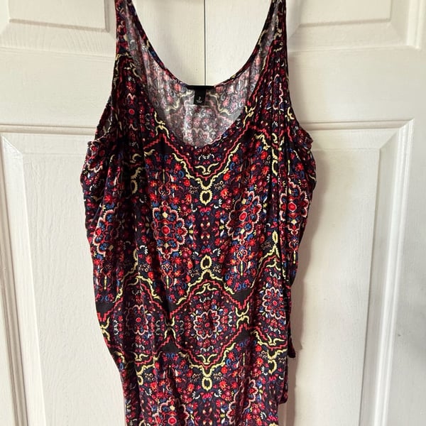 Torrid Boho Medallion Print Strappy Cami Tank Top Size 2