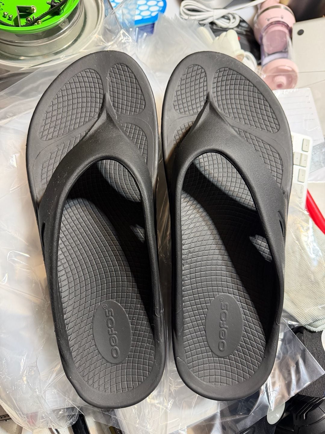 OOFOS OOriginal Recovery Sandal Black Size M16 W18 EU 49 2