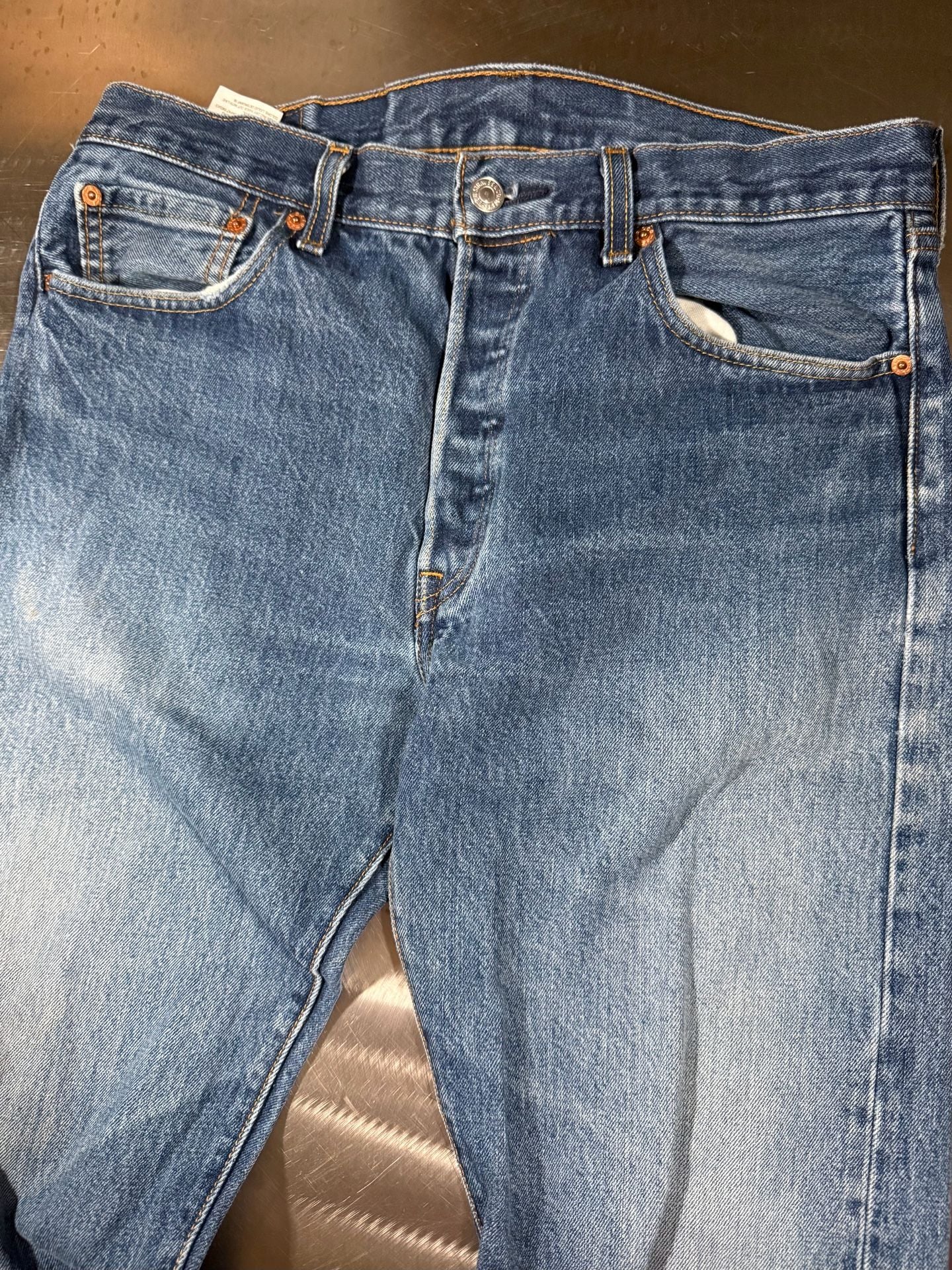Levi's 501 Original Fit Straight Leg Jeans W33 L34 8