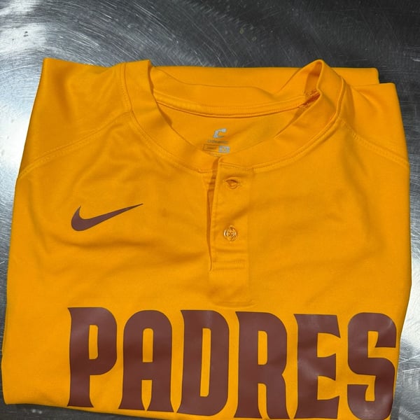 Champro San Diego Padres Rivera #42 Baseball Jersey Yellow Adult XL