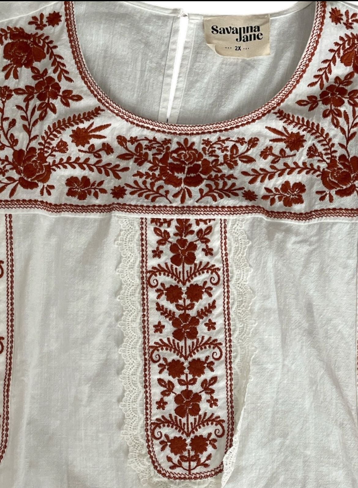Savanna Jane Tandy Floral Embroidered Top 4
