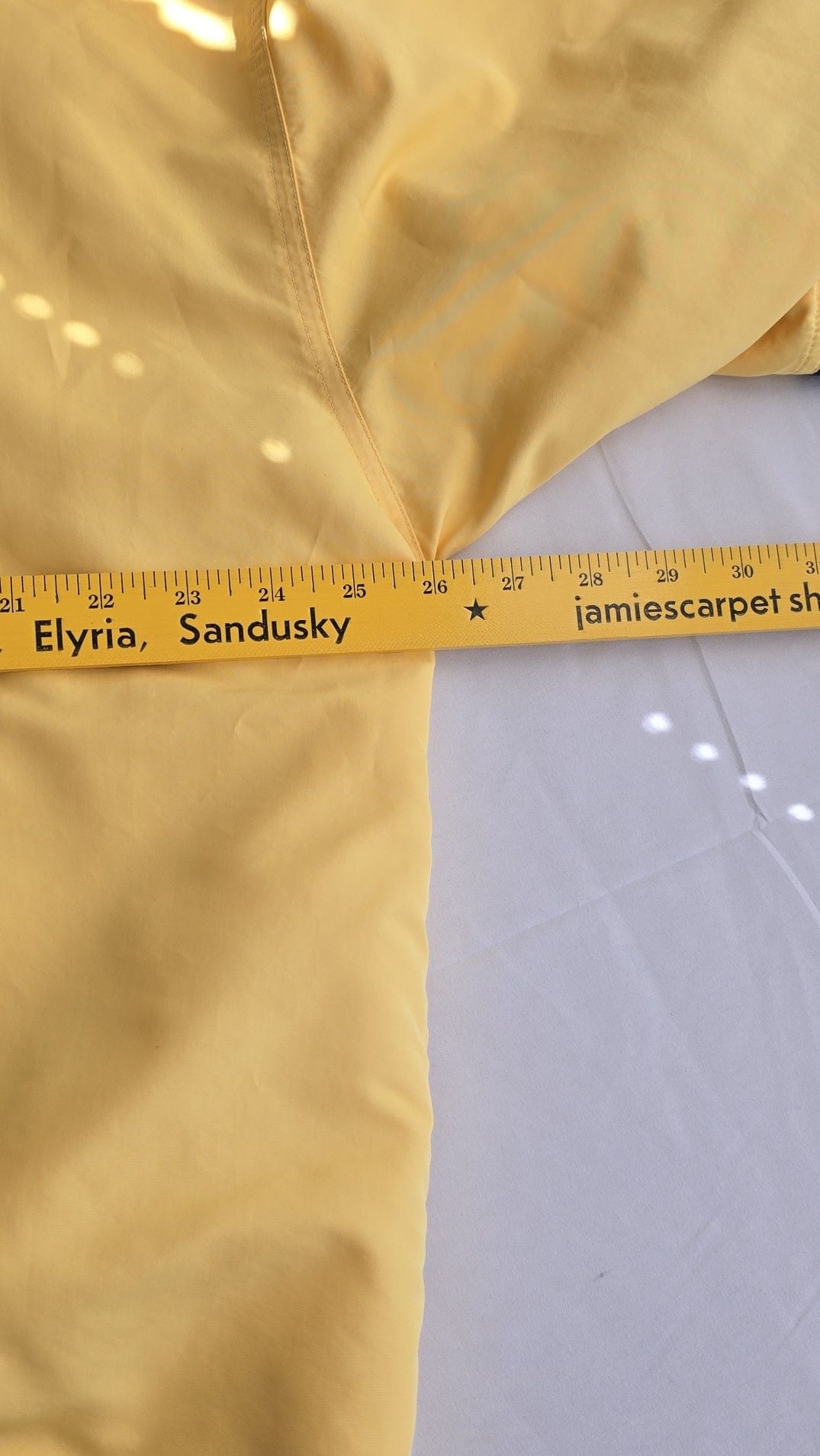 Cutter & Buck Climaguard Short Sleeve V-Neck Windbreaker Pullover Jacket Yellow Size XL 9