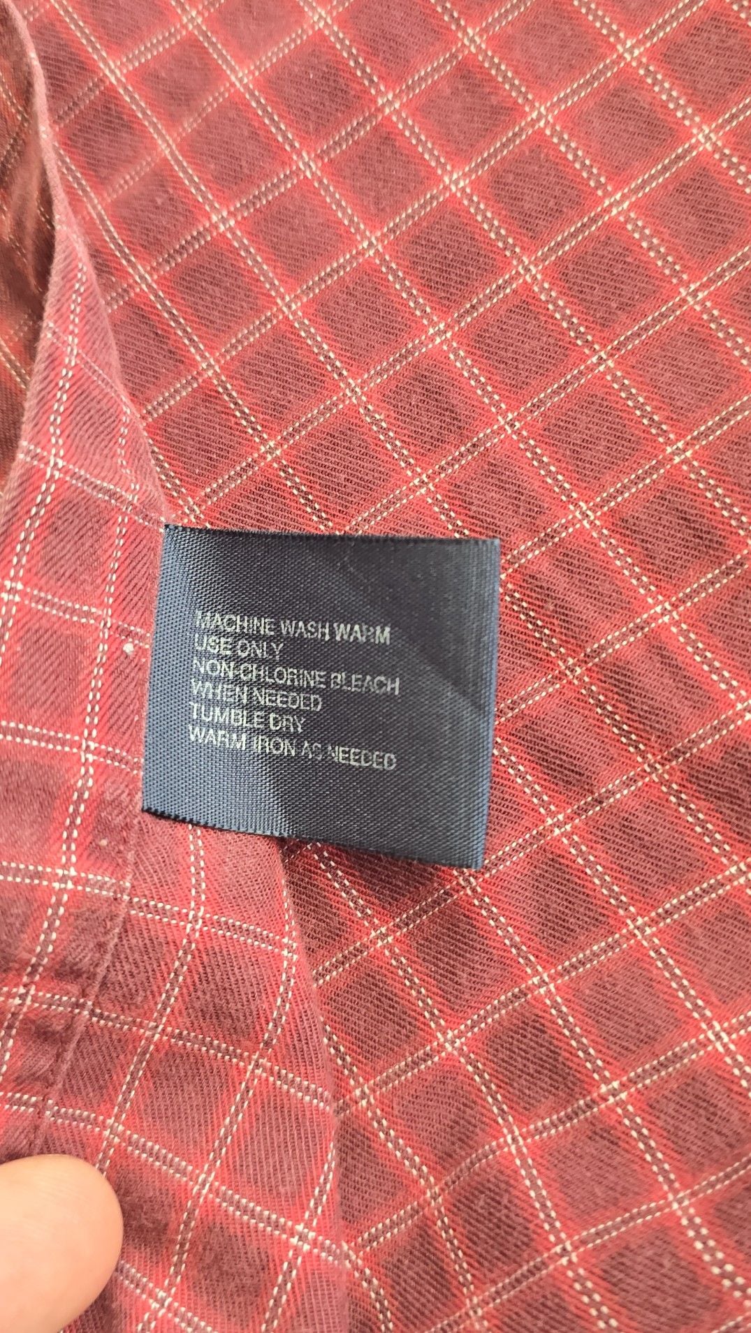 Hunt Club Men's Plaid Long Sleeve Button Down Shirt Size LT 5