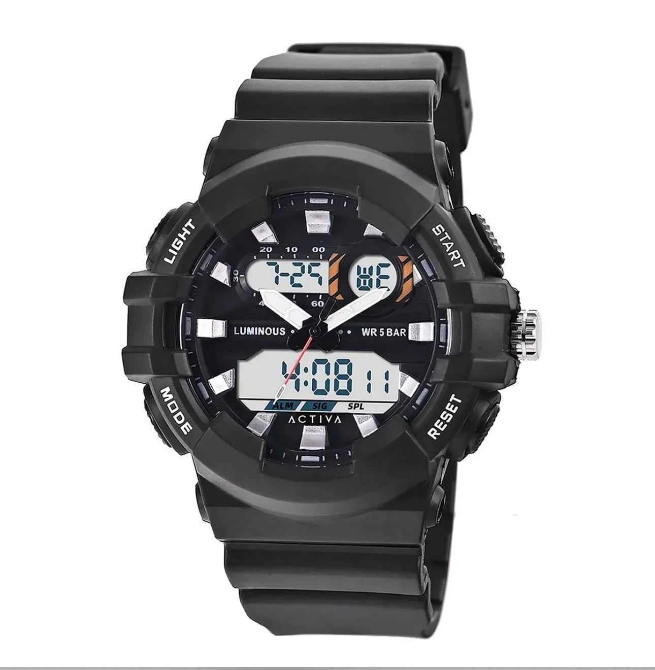 ACTIVA Dual Display Digital-Analog 5 BAR Sports Watch 2