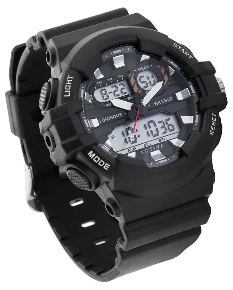 ACTIVA Dual Display Digital-Analog 5 BAR Sports Watch 3