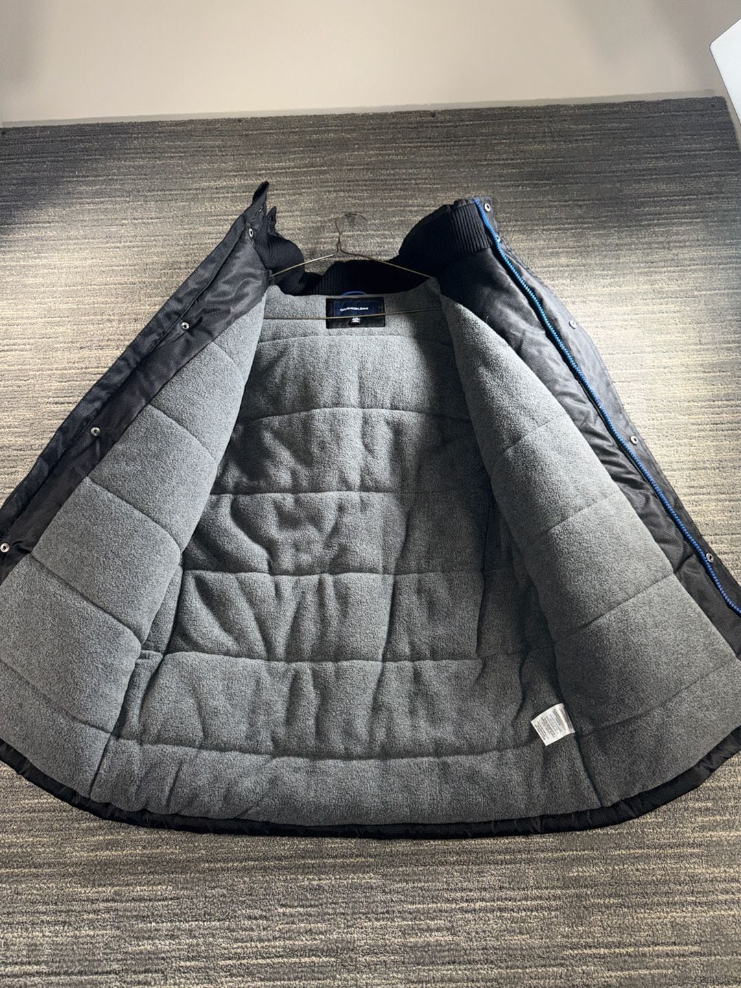 Calvin Klein Jeans Men’s Black Hooded Parka Jacket with Fleece Lining Size L 5