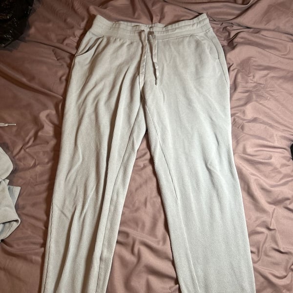 Marc New York Ribbed Hoodie and Jogger Loungewear Set, Size Medium