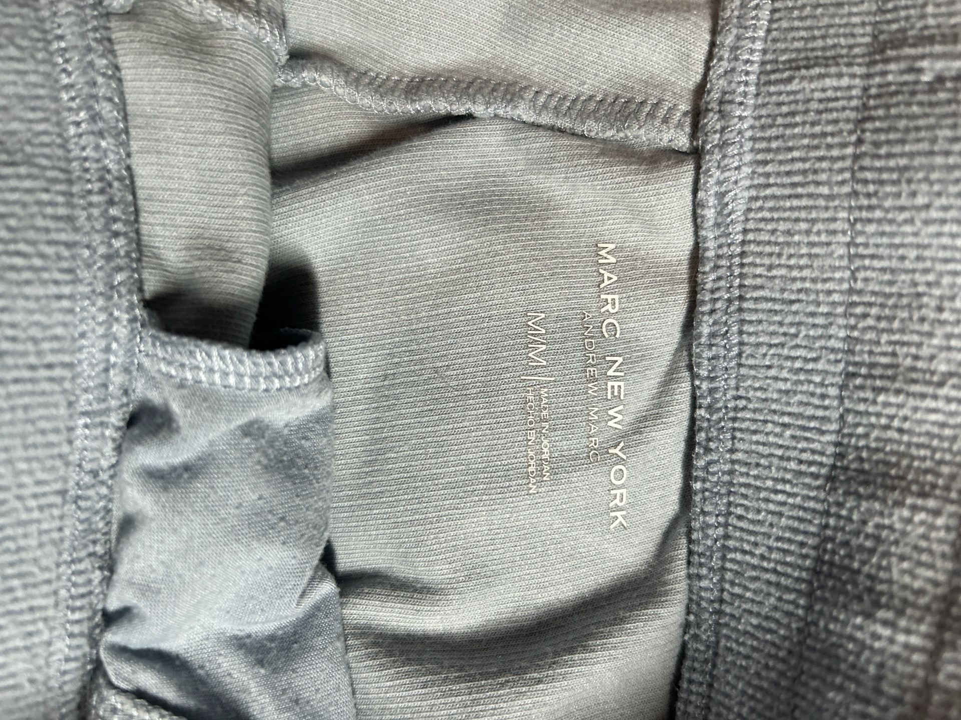 Marc New York Ribbed Hoodie and Jogger Loungewear Set, Size Medium 2