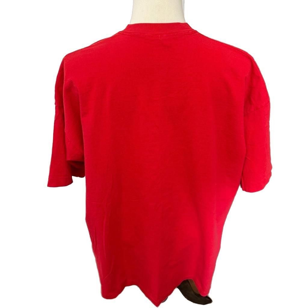 Vintage Fruit of the Loom Maui Nautical Gear Graphic T-Shirt Red XXXL 3