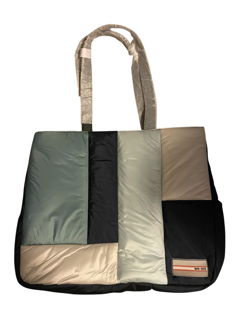 WE-AR4 The Excess Quilted Patchwork Puffer Tote Bag 3
