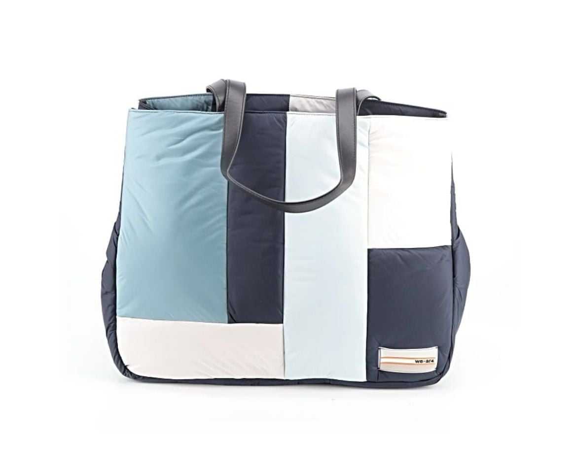 WE-AR4 The Excess Quilted Patchwork Puffer Tote Bag 2