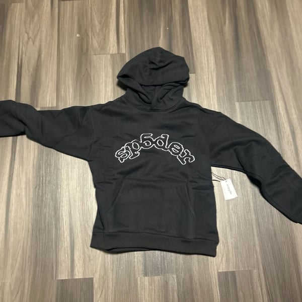 Sp5der OG Logo Hoodie Black
