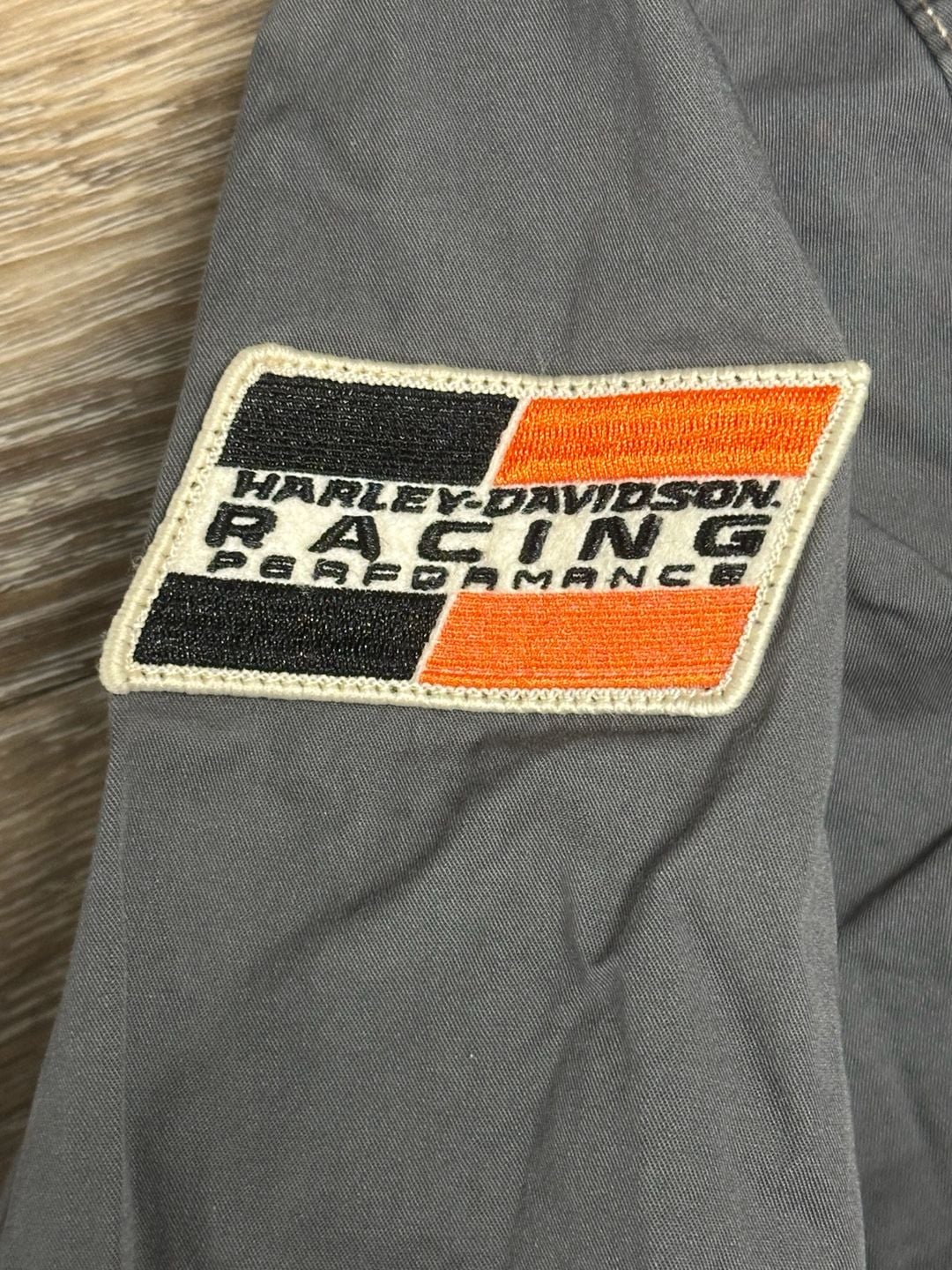 Harley-Davidson Screamin' Eagle Racing Performance Short Sleeve Button Down Shirt Size L 5