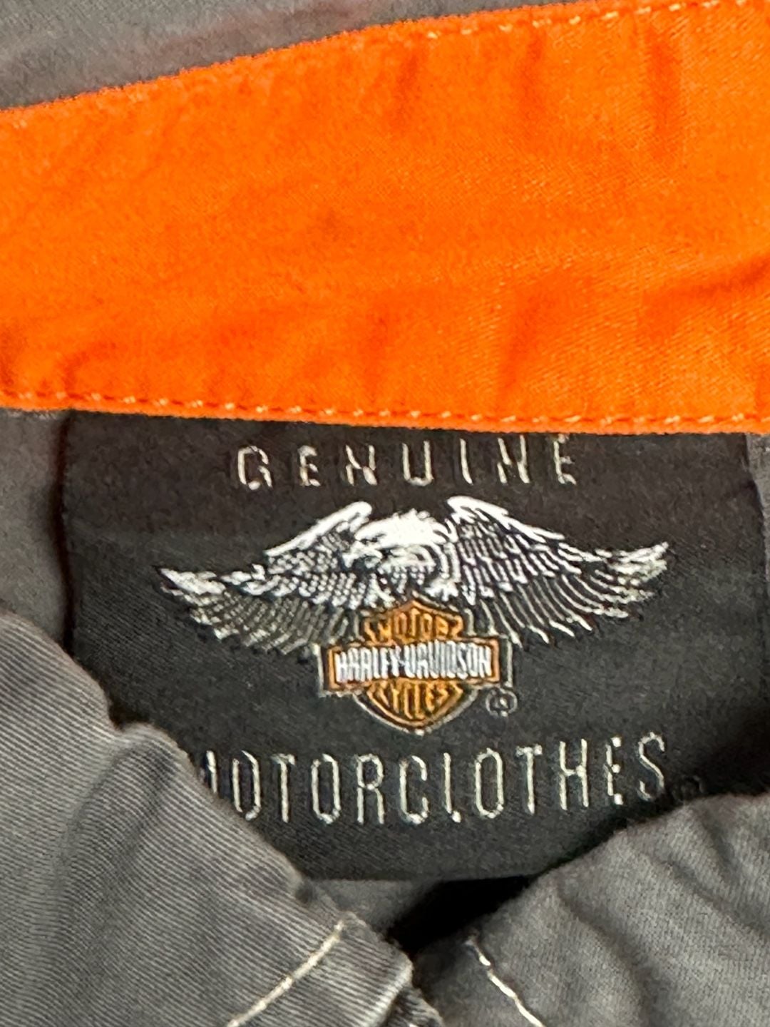 Harley-Davidson Screamin' Eagle Racing Performance Short Sleeve Button Down Shirt Size L 8