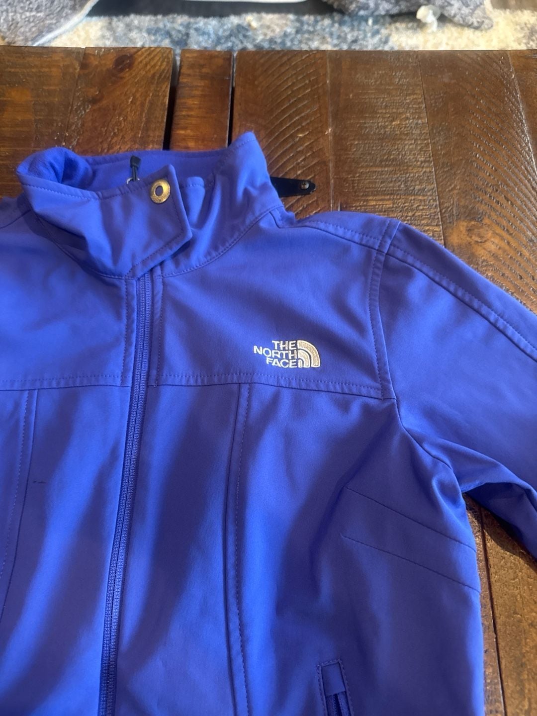 The North Face Womens Calentito Softshell Jacket Purple Sz SMALL 4