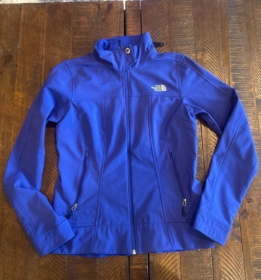 The North Face Womens Calentito Softshell Jacket Purple Sz SMALL 2