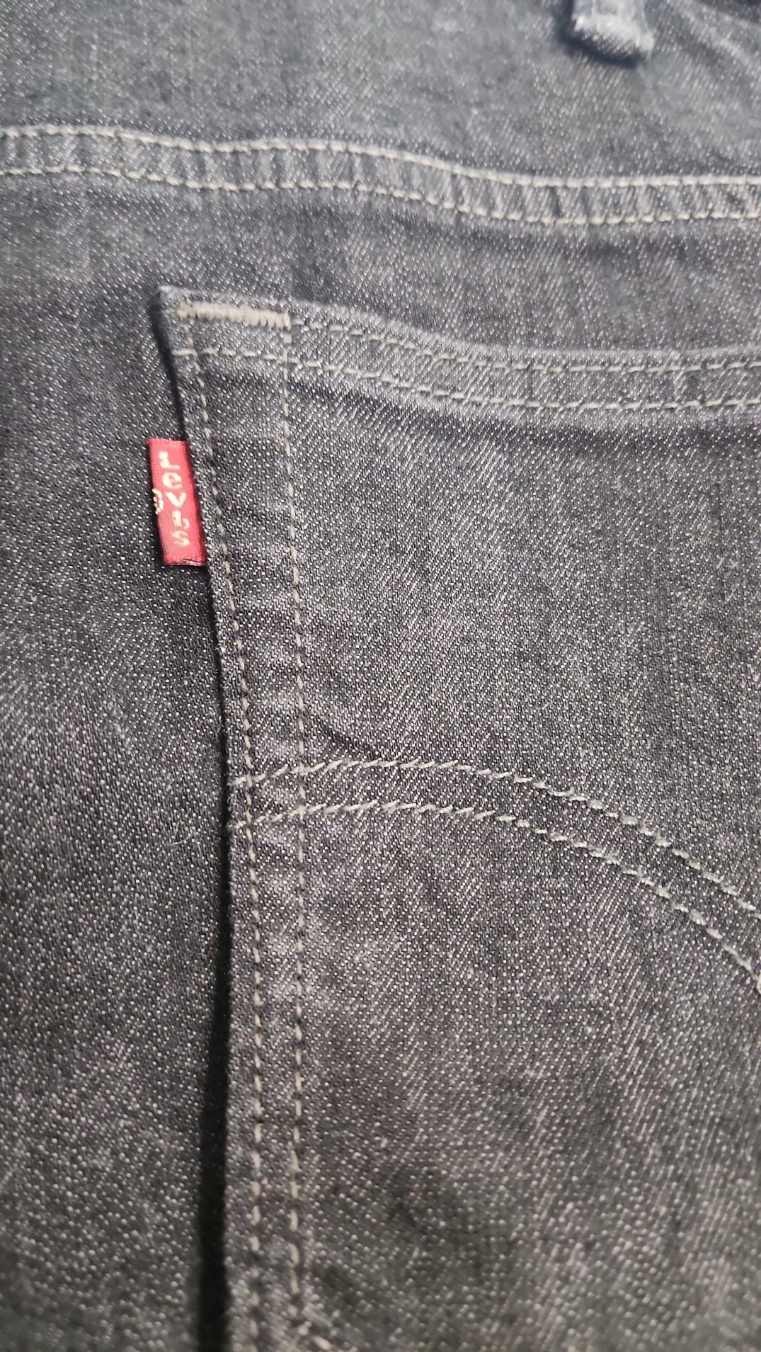Levi's 569 Loose Straight Fit Black Jeans 38x32 5