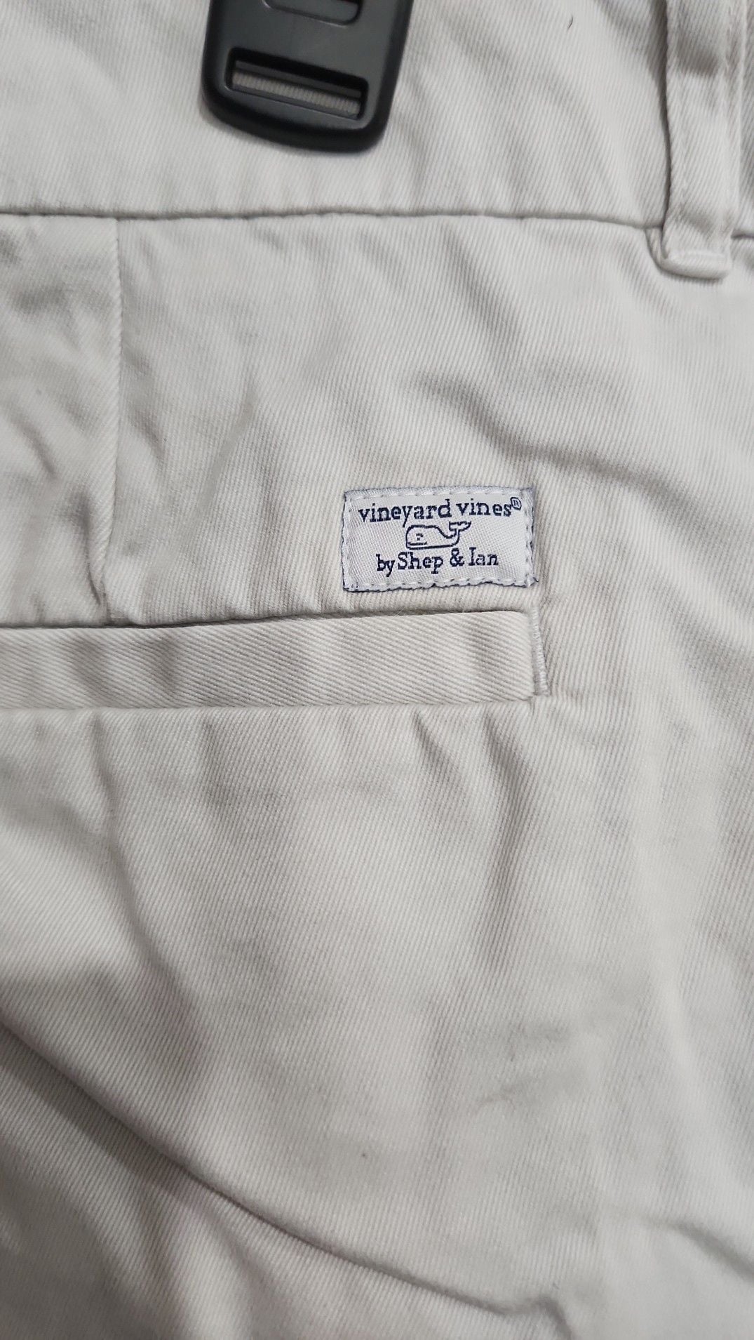 Vineyard Vines Women's Khaki Chino Shorts Size 14 4