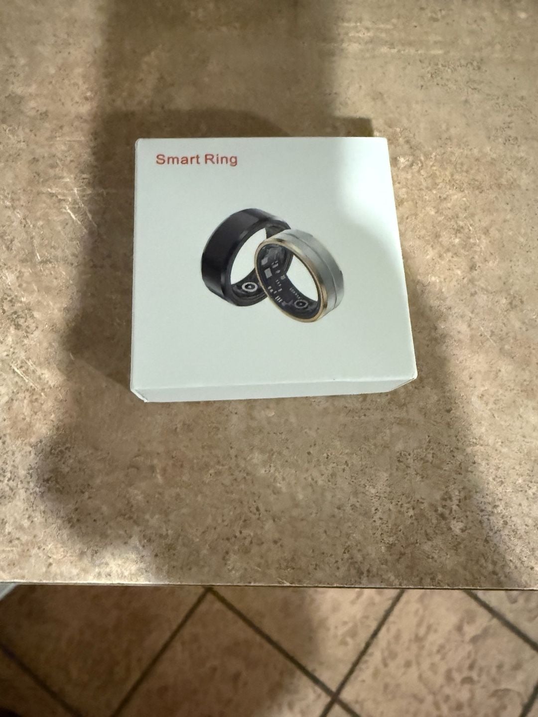 JRing Smart Ring Health and Fitness Tracker Size 11 Black 1