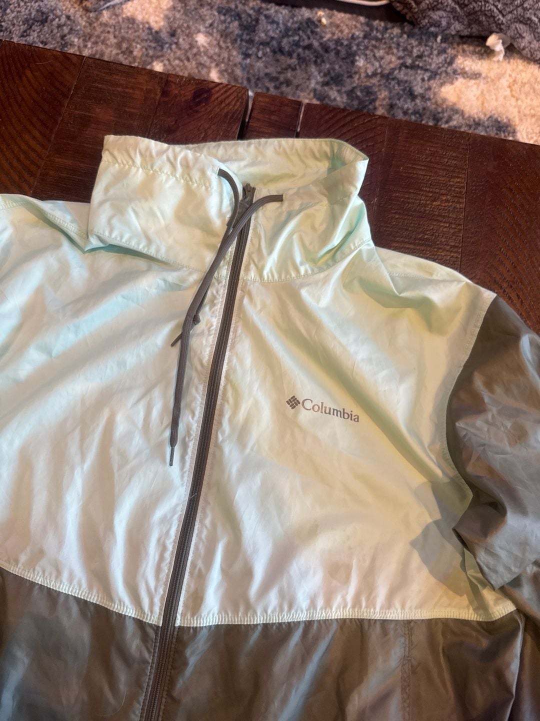 Columbia Flash Forward Full Zip Colorblock Windbreaker Jacket, Size M 4