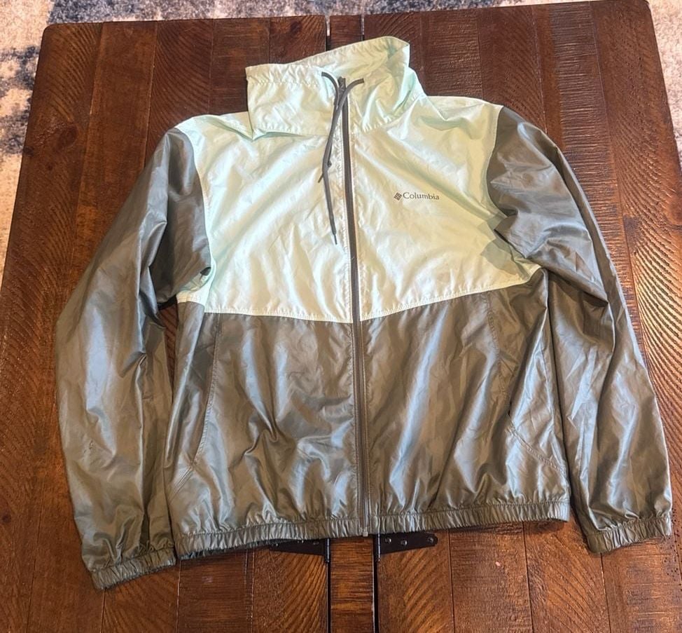 Columbia Flash Forward Full Zip Colorblock Windbreaker Jacket, Size M 2