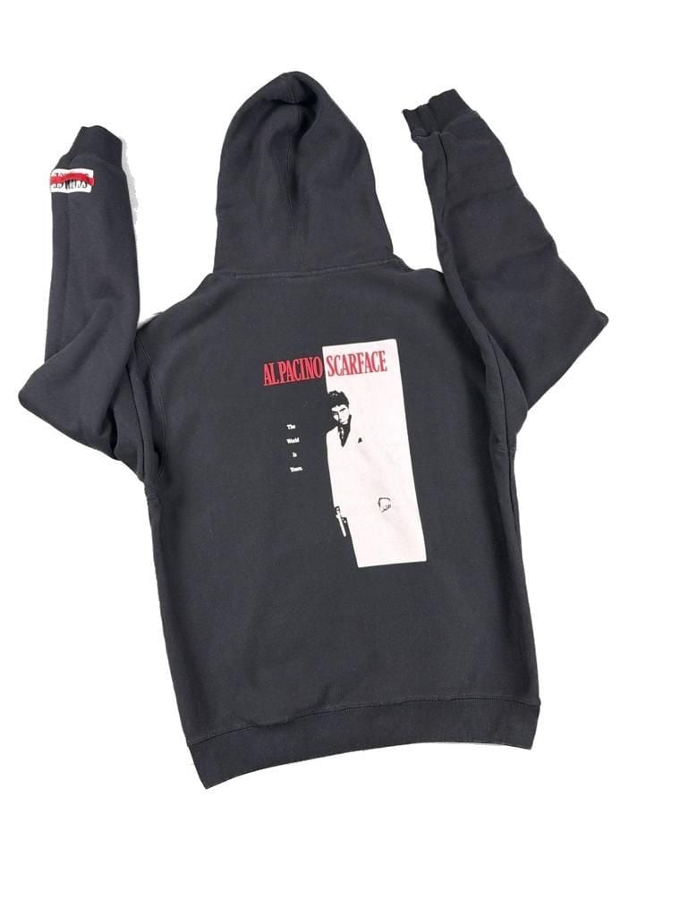 Shoe Palace x Scarface The World Is Yours Graphic Hoodie Large. A-0108 8