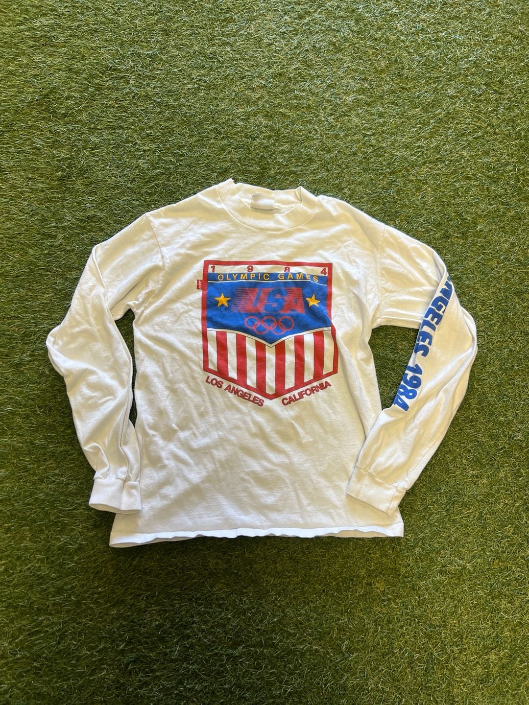 Vintage 1984 Levi's Los Angeles Olympic Games California Long Sleeve Size M 2