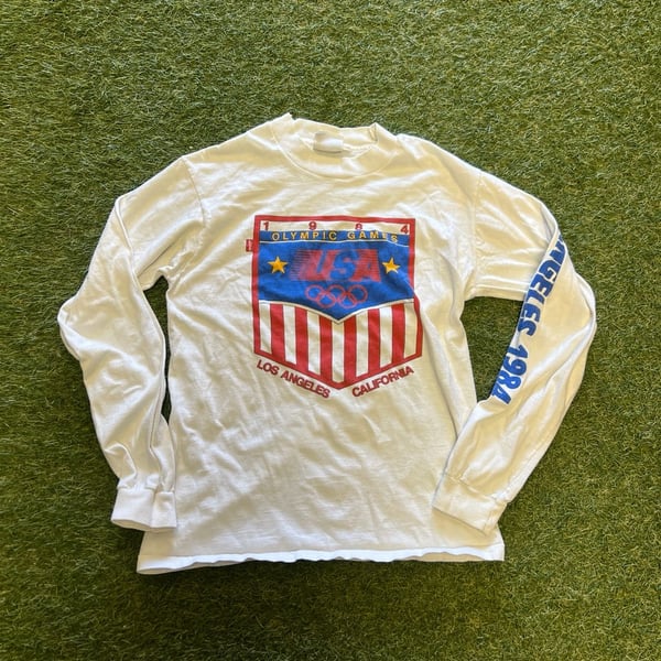 Vintage 1984 Levi's Los Angeles Olympic Games California Long Sleeve Size M