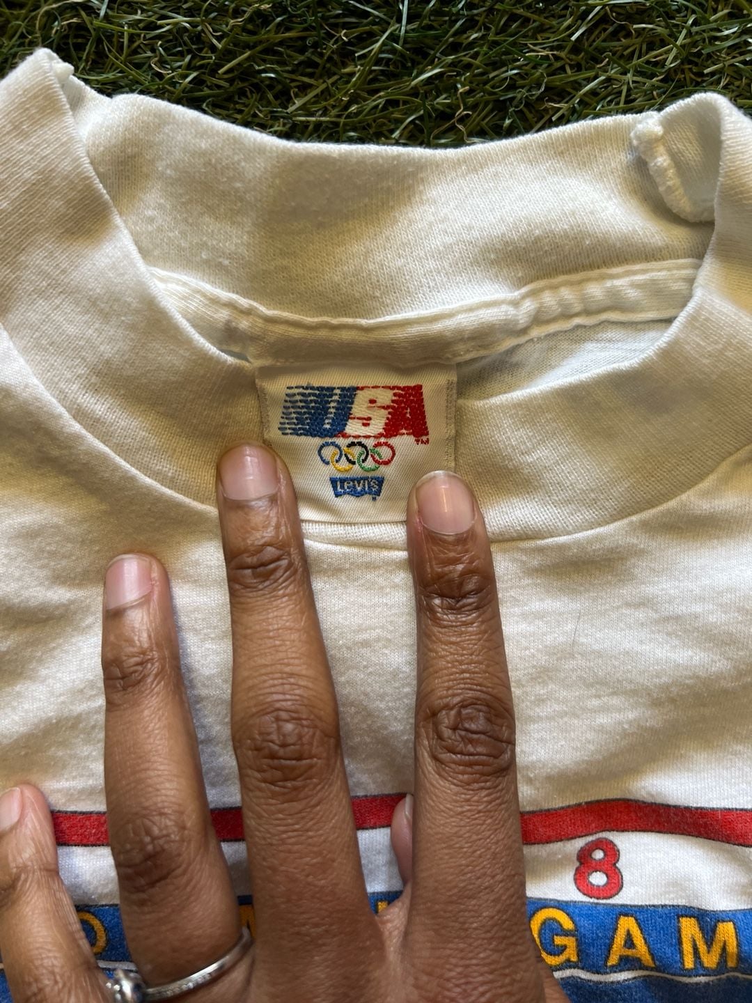 Vintage 1984 Levi's Los Angeles Olympic Games California Long Sleeve Size M 3