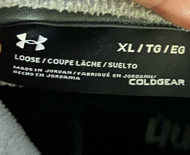 Under Armour Women's ColdGear Hooded Sweatshirt XL Gray/Coral 4