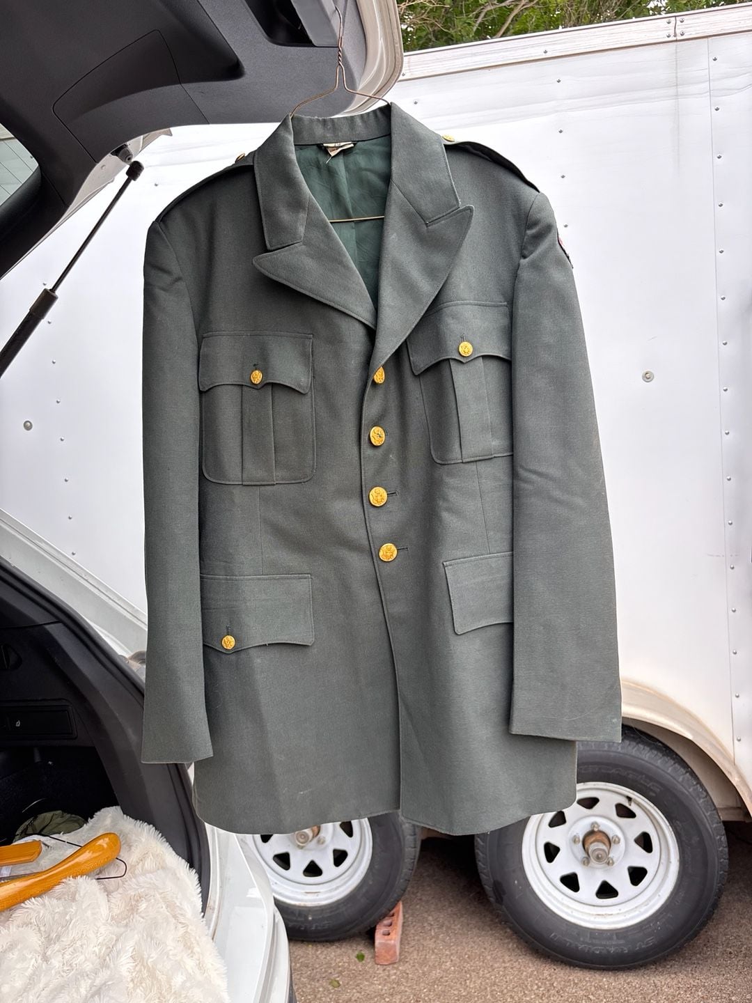 K: Vintage US ARMY Class A Dress Uniform Vietnam Era 1964 Size 38R 1