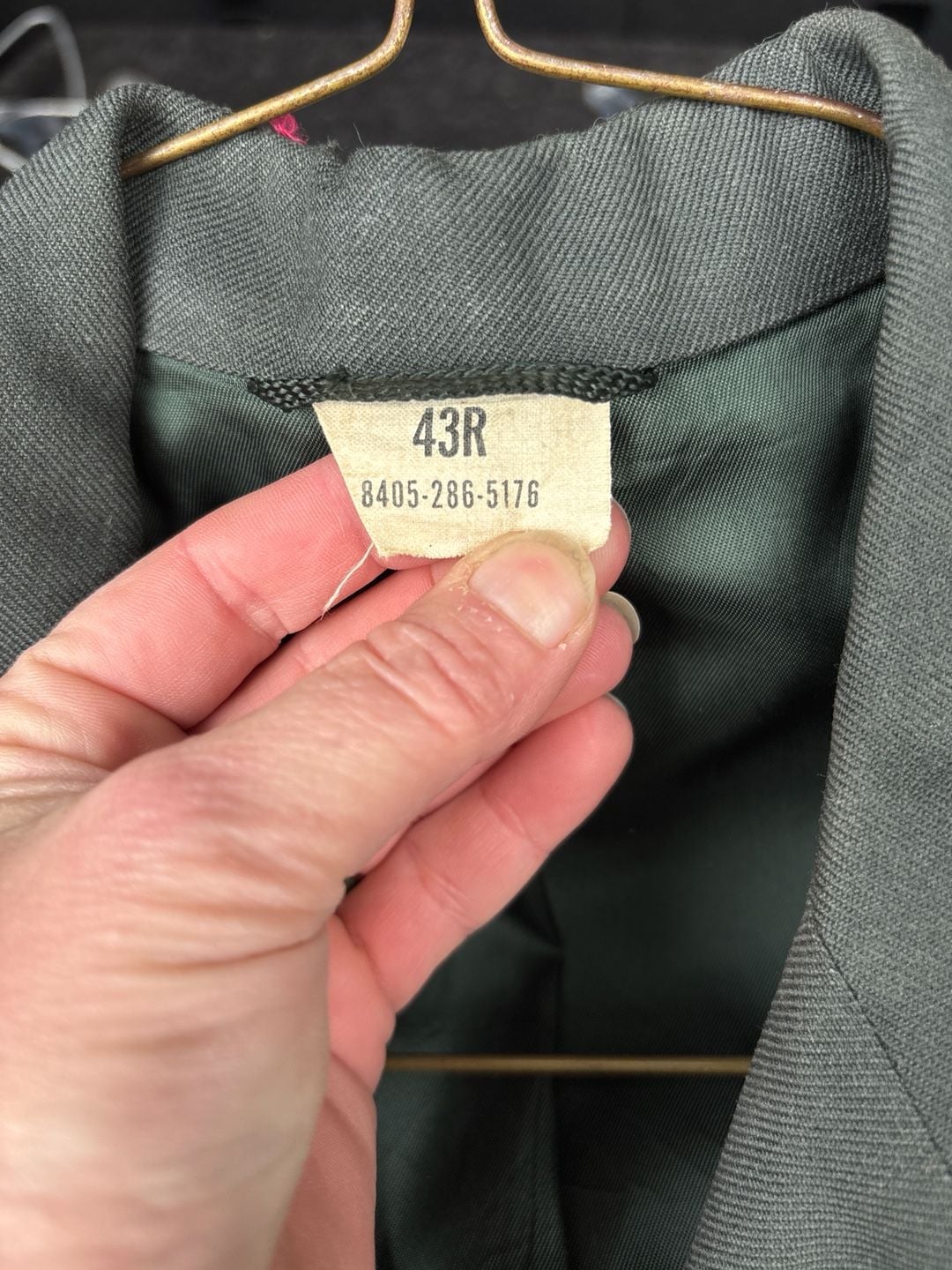 K: Vintage US ARMY Class A Dress Uniform Vietnam Era 1964 Size 38R 3