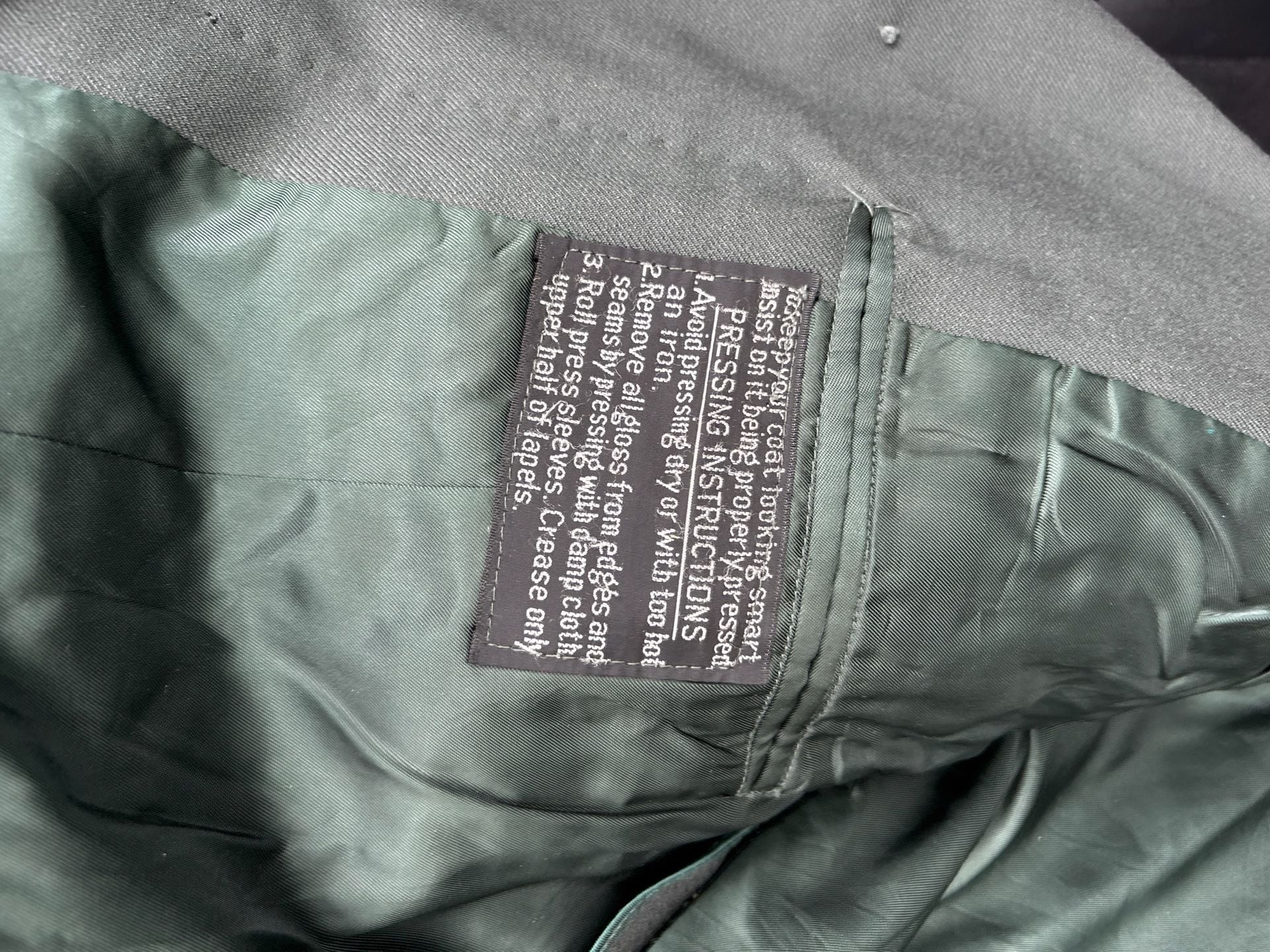 K: Vintage US ARMY Class A Dress Uniform Vietnam Era 1964 Size 38R 9